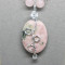 Pink Jasper Wire Wrap Necklace