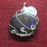 Wire Wrapped Boulder Opal Pendant