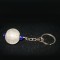 Blue and White Glass Key Chain