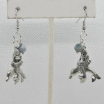 Mermaids and Dolphins Dangle Earrings