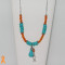 Carnelian and Turquoise Necklace