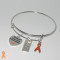 MS Awareness Bangle Bracelet