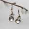 Distressed Sparkly Crystal Earrings