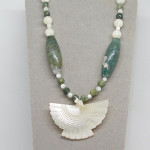 Mother of Pearl Bird Pendant