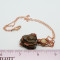 Coprolite with Jasper Wire Wrapped Necklace