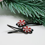 Peppermint Candy Barrette