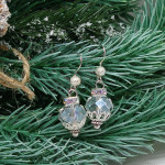 Crystal Tree Ornament Earrings