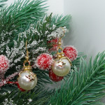 Pearl and Star Ornament Earrings