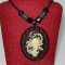 Dragon with Skull Cameo Necklace